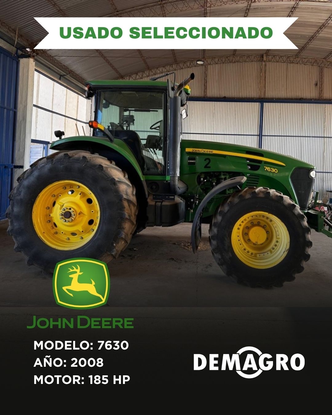 JOHN DEERE 7630